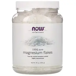Магнієві пластівці Now Foods Solutions 100% чистоти 1531 г
