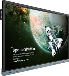 Інтерактивна панель 75 BenQ RE7504, IPS, UHD, 8Гб/128Гб, колонки, кріплення, чорна - мініатюра 2