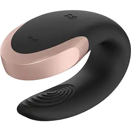 Смарт-вібратор для пар Satisfyer Double Love (Black) - мініатюра 5