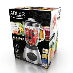 Блендер стаціонарний Adler AD 4070 потужність 600W, об'єм чаші 1,5 літра, 5 швидкостей - мініатюра 6