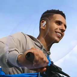 Навушники Baseus Eli Sport 1 Open-Ear TWS Earbuds, IPX4, BT5.3, 65mAh, 600mAh, 7.5h, Green A00064400641-00 - мініатюра 7
