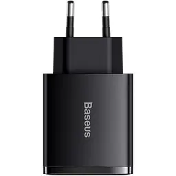 Зарядний пристрій Baseus Compact Quick Charger 2U+C 30W EU black (CCXJ-E01) - мініатюра 3