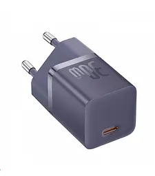 Мережевий зарядний пристрій Baseus GaN5 Fast Charger (mini) 1C 30 W EU Cable Type-C to Type-C 1m P10110902523-00 - мініатюра 3