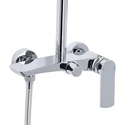 Душова система для душу Qtap Slavonice на два споживача QTSLA110CRM45912 Chrome, Хром - мініатюра 3