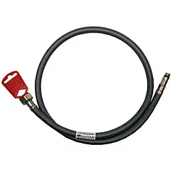 Шланг для змішувача Santan Adell антикорозія M10х1/2" Г-КШ 42 см 30412