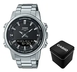 Чоловічий годинник Casio AMW-880D-1A Сріблястий ( AT1141-0221 )
