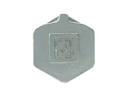 Заглушка RAFTEC 1 1/4" латунь, РЗ, DN32, під пломбу, нікель, ZN04 - мініатюра 5