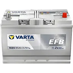 Автомобільний акумулятор VARTA Blue Dynamic EFB N85 6СТ-85Ah АзЕ ASIA 800A (EN) 585501080 - мініатюра 2