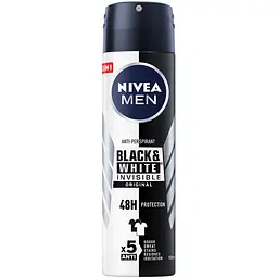 Антиперспирант Nivea Men Черное и Белое Невидимый Original спрей 150 мл