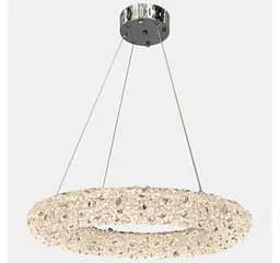 Кругла хромована кришталева LED люстра Artlight 567-600CH діаметром 58 см та потужністю 59W - мініатюра 5
