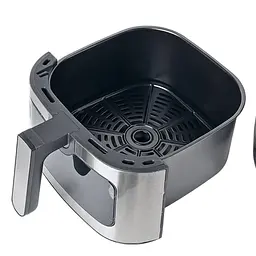 Аерофритюрниця Crownberg CB-5554 з антипригарною чашею безолійна 6.5л 2000Вт Чорний - мініатюра 3