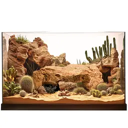 Декорація криївка Terrario Mountain Shelf M 22x17x8,5см (23188) - мініатюра 6