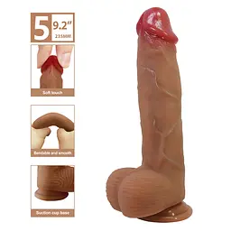 Фалоімітатор Pretty Love Orton 9.2 Super Soft Liquid Silicone Dildo PRETTY LOVE BW-008141N 103591 - мініатюра 4