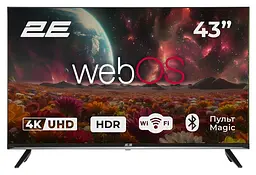 Телевізор 43" LED 4K 60Hz Smart WebOS Black 2E teh0018402 - мініатюра 2