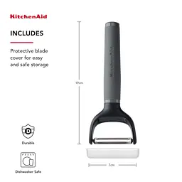 Овочечистка горизонтальна KitchenAid Coreline сіра (KAS145OHCGG) - мініатюра 7
