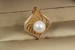 Кулон Xuping Jewelry підводний світ із перлиною 2.7 см золотистий - мініатюра 2