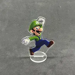 Акрилова колекційна фігурка Chibi Super Mario Луїджі 10 cм - мініатюра 2