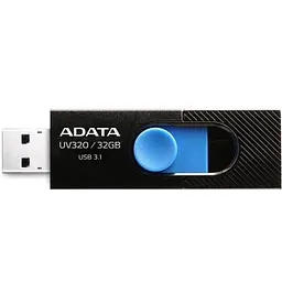 Флеш-накопичувач Adata Flash 32Gb USB 3.0 AUV 320 Black/Blue (AUV320-32G-RBKBL)