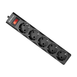 Мережевий фільтр живлення Defender ES largo 3m 5 роз. black (99498) - мініатюра 2