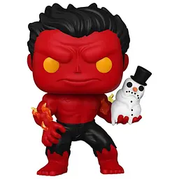 Фігурка Funko Pop Марвел Червоний Халк Marvel Holiday Red Hulk 10 см MH RH 1439 - мініатюра 2