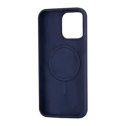 Чохол Silicone Case Full Cover with MagSafe iPhone 15 Pro Max Blue - мініатюра 2