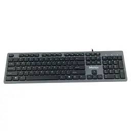 Клавіатура MeeTion USB Standard Chocolate Ultrathin Keyboard K841 Ukr/RU/EN розкладки - мініатюра 9