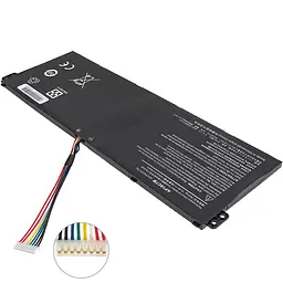 Батарея для ноутбука Acer AP18C7M/15.4V (Swift 5 SF514-54T SF514-54GT) 15.2V 3200mAh Чорний