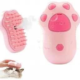 Електрична щітка 3в1 для вичісування шерсті у тварин Pet Spa Рожева - мініатюра 2