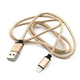 Кабель USB AM - Lightning, 1 м, золотистий, Extradigital (KBA1661)