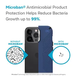 Чохол протиударний з антимікробним покриттям Speck Presidio2 Grip 141712-9128 для Apple iPhone 13 Pro (6.1") Blue - мініатюра 10