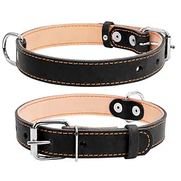 Нашийник Collar подвійний (ширина 25мм довжина 38-50см) чорний