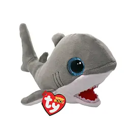 М’яка іграшка TY Beanie Babies — сіра акула Finnegan 15 см