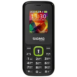 Мобільний телефон Sigma X-style 171 MINI Track Black-Green (4827798813720) - мініатюра 2