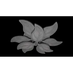 Світлодіодна люстра Linisoln 8881/6+3 GR LED 3 color