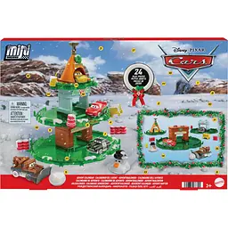 Ігровий набір Disney Тачки Адвент-календар з мінігонщиками (HXT34) - мініатюра 5
