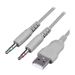 Навушники Eclipse, White/Grey, USB, мікрофон Defender teh0028004 - мініатюра 7