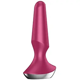 Анальна смарт-вібропробка Satisfyer Plug-ilicious 2 Червона - мініатюра 3