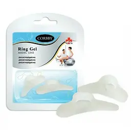 Підкладка під пальці стоп Corbby Ring Gel з кільцем. Розмір S