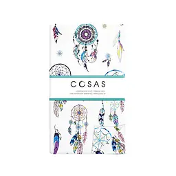 Дитяча постільна білизна в ліжечко BLUE DREAMCATCHER CS3, синій (DreamcatcherBlue_Mustard_140) - мініатюра 6