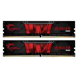 Пам'ять для настільних комп'ютерів G.Skill 32 GB (2x16GB) DDR4 2666 MHz Aegis (F4-2666C19D-32GIS)