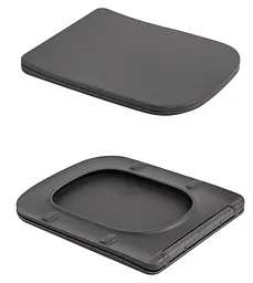 Унітаз підвісний Qtap Tern Ultra Quiet, з сидінням Slim Duroplast/ Soft-close/ Quick relase QT17332303ASAN - мініатюра 7