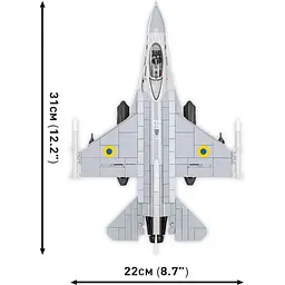 Конструктор Cobi Літак F-16C Fighting Falcon UA 500 деталей (COBI-5893) - мініатюра 6