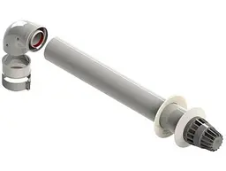 Труба коаксіальна в комплекті з куточком 90 Baxi CK01/71.MT7.00.02
