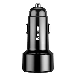 Автомобільний зарядний пристрій Baseus Magic Series PPS PDout/USB 45W/QC/PD/LCD CCMLC20C-01 Black - мініатюра 2