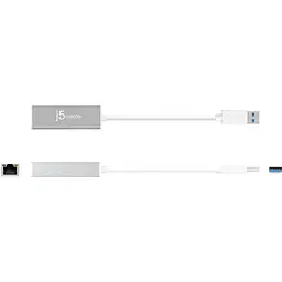 Перехідник j5create JUE130-N, з USB-A на Gigabit Ethernet (JUE130-N) - мініатюра 3
