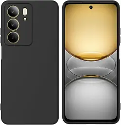 Силіконовий чохол BeCover для Realme C75 Black (713017) - мініатюра 2