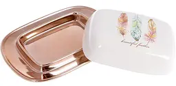 Масляна Плюмаж Перо жар-птиці керамічна Bona 18.5х12.5х5.5 см kuh0009662 - мініатюра 2