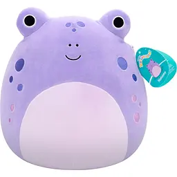 М'яка іграшка Squishmallows Жабка Наомі 30 см фіолетова (SQCR06625) - мініатюра 7