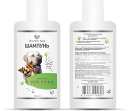 Шампунь з алое вера для собак усіх порід Doctor Vet 100 мл - мініатюра 3