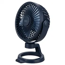 Вентилятор XO MF78 4-inch desktop/bracket adjustable angle fan на акумуляторі 1200 мА·год блакитний - мініатюра 3